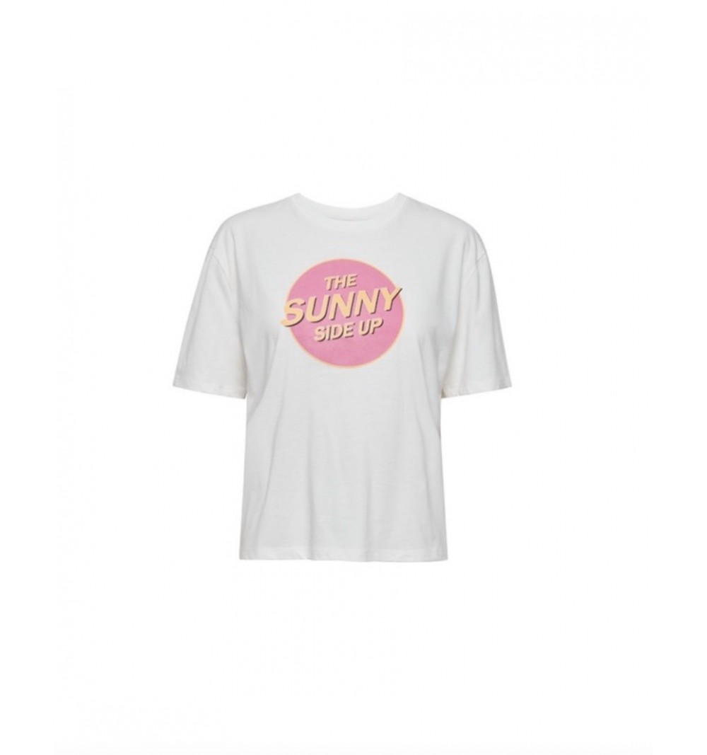 T-shirt à manches courtes imprimé " The sunny side up" IHJUNLA ICHI. L'atelier de Louison à Grand Quartier.