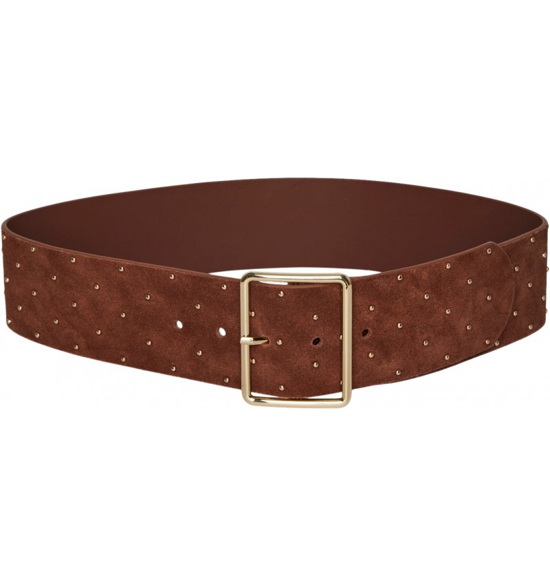 Ceinture en cuir avec petits clous Pieces