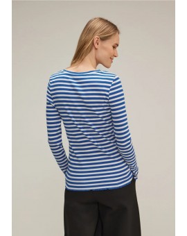 T-shirt rayé à manches longues Street One