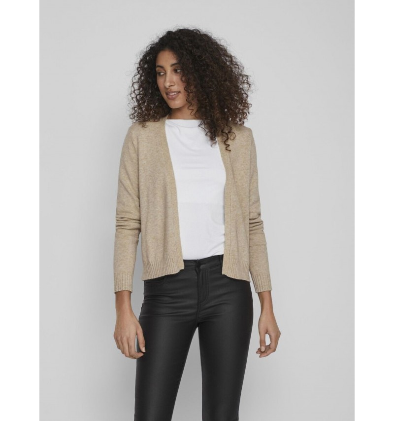 Cardigan noir court à manches longues VIRIL VILA. L'atelier de Louison à Grand Quartier.