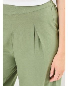 Pantalon large en lin Pieces