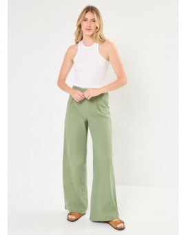 Pantalon large en lin Pieces