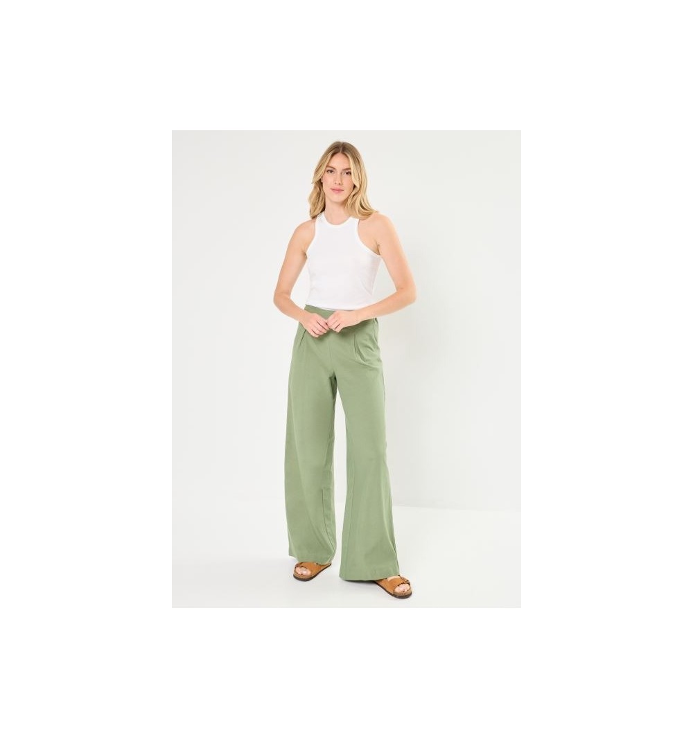 Pantalon large en lin Pieces