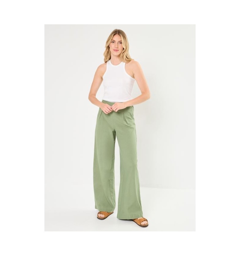 Pantalon large en lin Pieces
