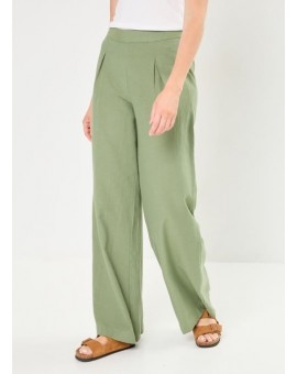 Pantalon large en lin Pieces