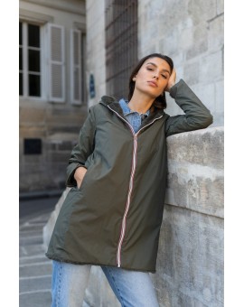 Imperméable fourré réversible long laure Jo