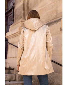 Imperméable fourré réversible long laure Jo