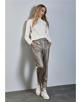 Pantalon cargo brillant Street One