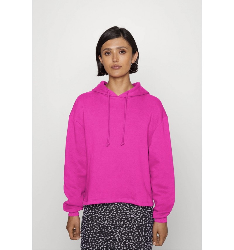 Sweat à capuche rose beetroot purple PCCHILLI PIECES. L'atelier de Louison à Grand Quartier.
