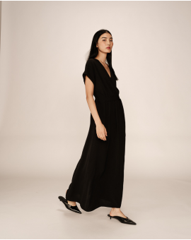 Robe fluide à manches courtes Grace & Mila papillon